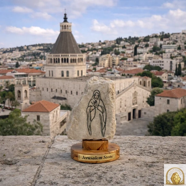 Virgin Mary - Natural Stone